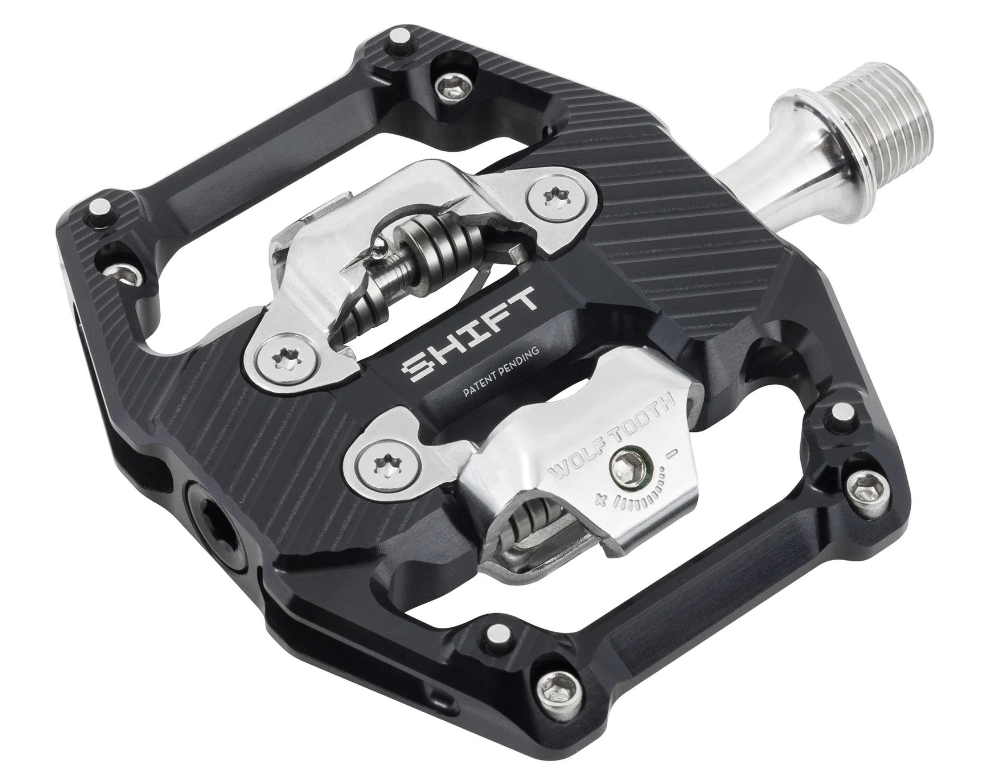Wolf Tooth Shift Graveity Clipless Pedal - Black