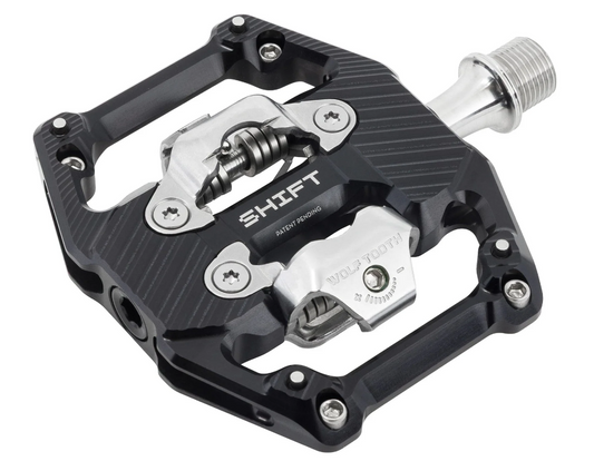 Wolf Tooth Shift Graveity Clipless Pedal - Black